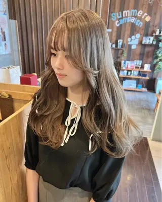 セミロング 具志 正太のヘアスタイル