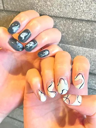ネイル 前田 萌のネイルデザイン