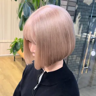 ミディアム カラー regalo 森重ユウのヘアスタイル