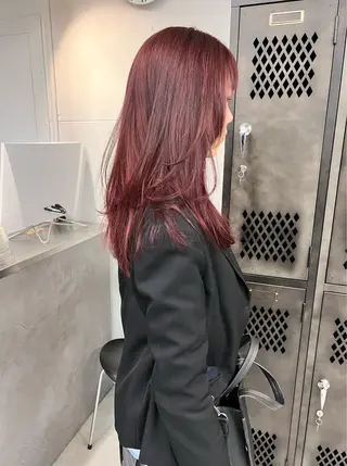 セミロング カラー 樫原裕二 /柔らかいカラーのヘアスタイル