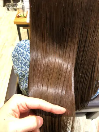 セミロング カラー パーマ ヘアアレンジ メンズ キッズ ネイル マツエク・マツパ MODEK's西宮店 マネージャー神道有基のヘアスタイル