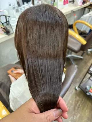 ミディアム 髪質改善ストレートo rメンズスタイル今岡のヘアスタイル