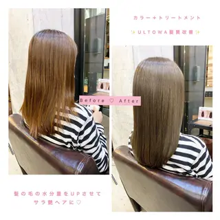 ミディアム youres hair 髪質改善トリートメント&ヘッドスパ 恵比寿本店【ユアーズ ヘア】所属・✨美髪エステ✨ 佐々木みなみのヘアスタイル
