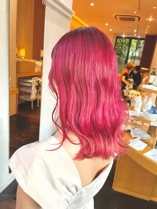 ミディアム 高山🐬髪質改善 池袋で縮毛矯正のヘアスタイル