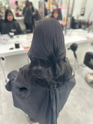 ロング カラー パーマ ヘアアレンジ メンズ キッズ ♥️韓国ヘア レイヤー♥️ゆりのヘアスタイル