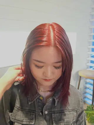 セミロング カラー CRAFT HAIR DESIGN所属・ミナ /海外スタイルのヘアスタイル