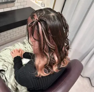 セミロング ヘアアレンジ 🎀ヘアアレンジ 🎀ななみのヘアスタイル