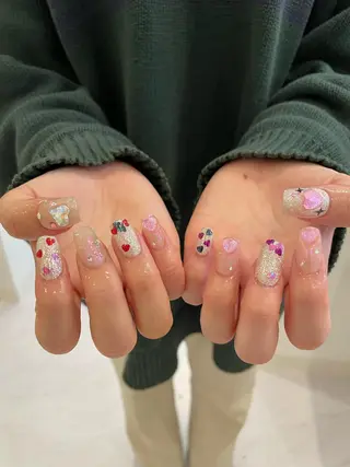 ネイル 束感まつ毛/ネイル/ LED♥KIRARAのマツエク・マツパデザイン