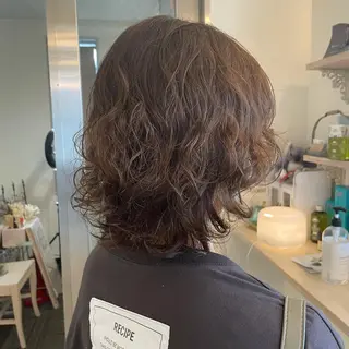 ショート カラー ボブウルフ／ボブ Satsuki【名駅のヘアスタイル