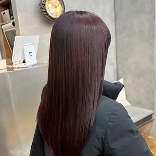 ロング カラー BELO OSAKA マオのヘアスタイル