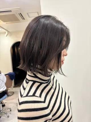 ショート ボブ／ミニボブ／ akaneのヘアスタイル
