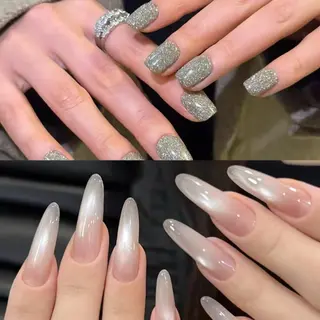 ロング 宮崎 もものネイルデザイン
