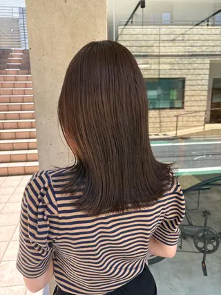 セミロング カラー ニュアンスカラー／ メンズ🌙久住綾香のヘアスタイル
