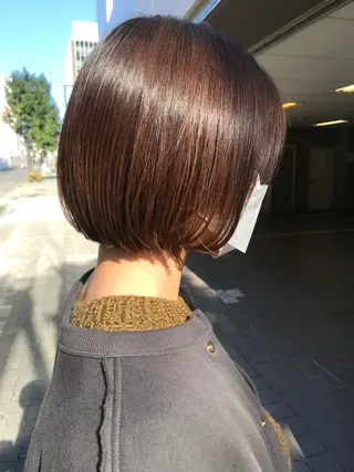 ショート MR.GOODMORNING所属・天野 優美のヘアスタイル