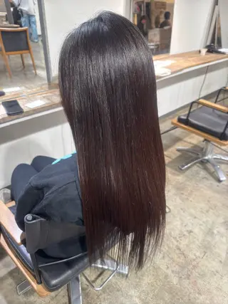 ロング 🫟ブリーチモデル/ 艶カラー /みきのヘアスタイル