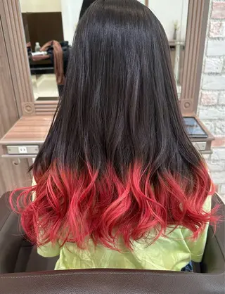 セミロング カラー 【ケアブリーチ特化】 中村　玲仁のヘアスタイル