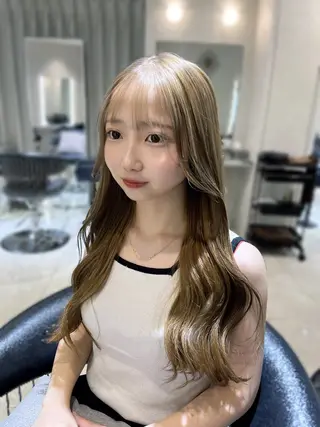 ロング 韓国レイヤー×モテ髪 /MITSUKI🤍のヘアスタイル