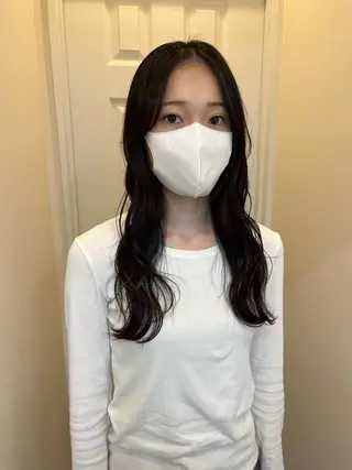 ロング yuka/パーマ カットモデルのヘアスタイル