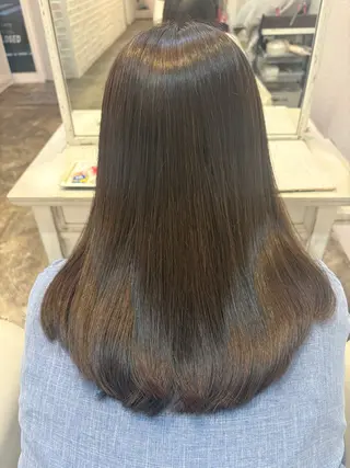 ミディアム 木津奈保子💚 ✨艶髪のヘアスタイル