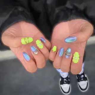ネイル &.nail/ ニュアンス/持込み可のネイルデザイン
