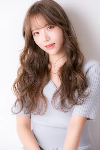 セミロング カラー パーマ ヘアアレンジ メンズ 🦋高瀬寛菜🦋 韓国/ブリーチのヘアスタイル