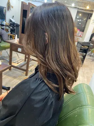 ロング ヘアアレンジ 渋谷/メンズパーマ/ ミディアム/田代昂平のヘアスタイル