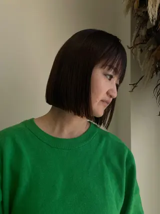 ショート 【ボブモデル募集】 青木亮太郎のヘアスタイル