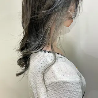 ミディアム カラー 縮毛矯正/髪質改善 /韓国風　山川春輝のヘアスタイル
