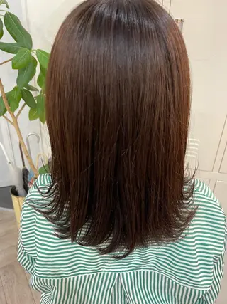 セミロング カラー ラム【CLAP】 🤍のヘアスタイル