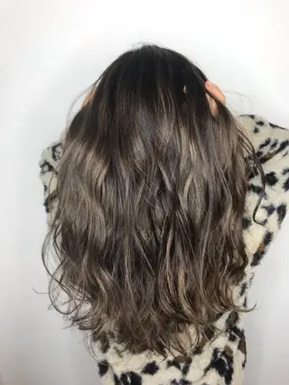 ロング カラー 酸性ストレート/ブリ ーチなし/中村 匠のヘアスタイル
