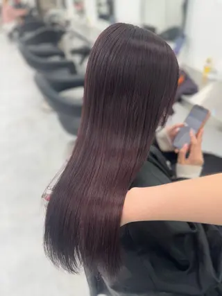 セミロング カラー 🎀愛されgirly ヘア🫧Ayakaのヘアスタイル