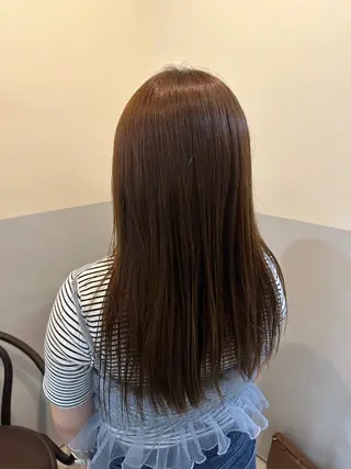 ロング カラー 三浦 彩那のヘアスタイル