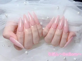 ロング りぼん Re:Bonrのネイルデザイン