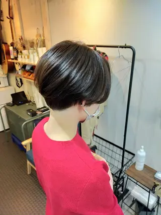 ショート SUN GLOW サングロウ所属・水素トリートメント/ 髪質改善/ナカノメのヘアスタイル