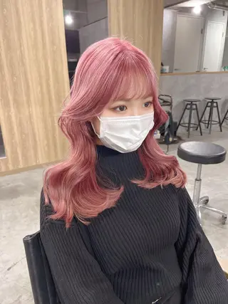 ロング カラー 韓国レイヤー/ 顔周り💕田中将吾のヘアスタイル