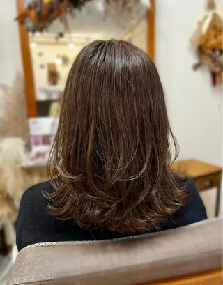 セミロング hair works raptureのヘアスタイル