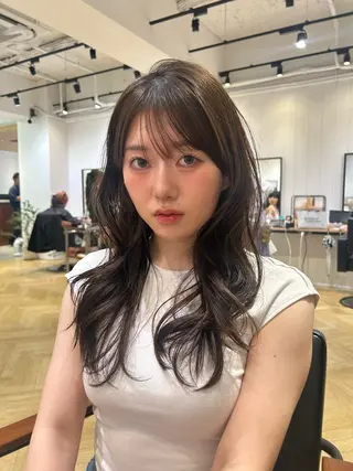 ロング カラー QUEEN'S GARDEN by kｰtwo shinsaibashi所属・肌馴染みバツグン/ 透明感カラー　さつきのヘアスタイル