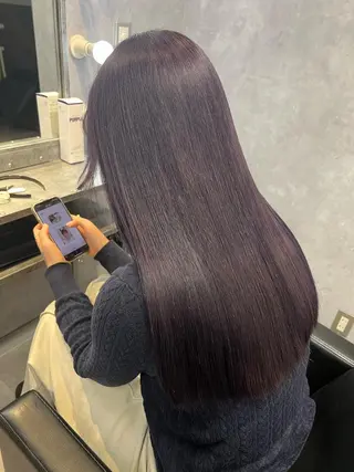 ロング カラー mimiiy梅田 中崎町ハイトーンのヘアスタイル