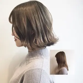 ショート カラー soigné所属・髪質改善カラー ショートボブ専門のヘアスタイル