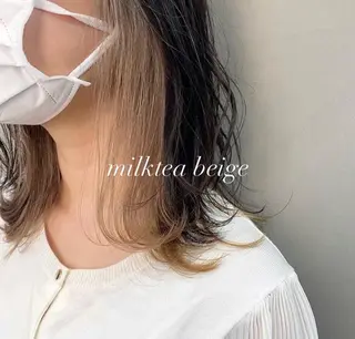 ミディアム カラー マンツーマン施術🌷 透明感/HIKARIのヘアスタイル