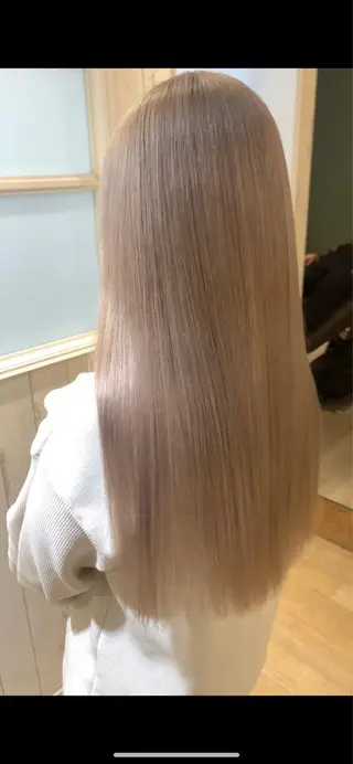 ロング 渋谷ハイトーン/ デザインカラー阿部のヘアスタイル