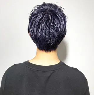 カラー scene自由が丘所属・自由が丘/メンズ/ ボブ/田丸のヘアスタイル