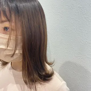 ミディアム 宮村 真穂のヘアスタイル