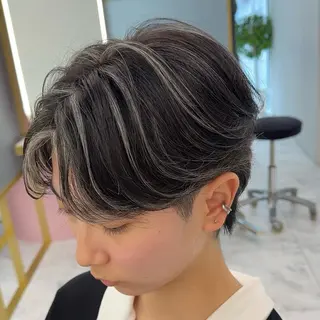 カラー メンズ メンズカット ‪‪/メッシュのヘアスタイル