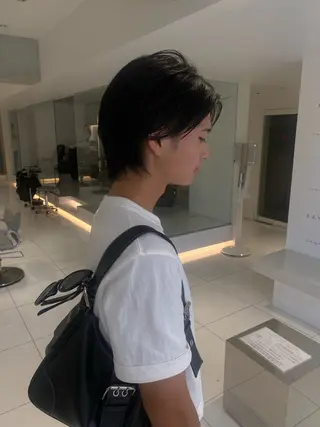 メンズ mellowman所属・YUMA /ボブ/艶カラーのヘアスタイル