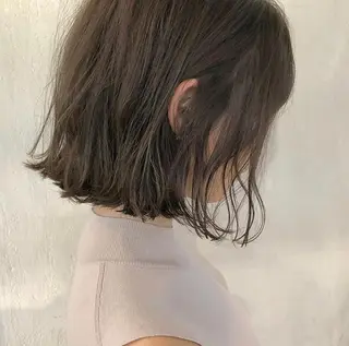 ミディアム カラー 透明感カラー ✨ 韓国艶髪💗菅原のヘアスタイル