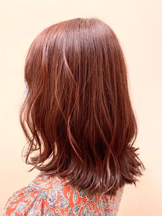 ミディアム カラー 美髪矯正/髪質改善/ Hirotoのヘアスタイル