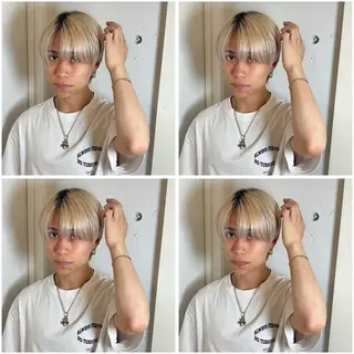 ショート メンズ マッシュ👀シャドー パーマ達人DAIKIのヘアスタイル