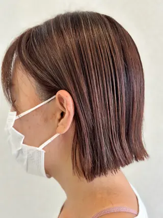 ショート カラー レイフィールド鈴鹿所属・青山 祐一朗のヘアスタイル