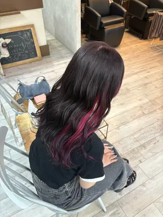 ロング カラー 小林凪華/暖色・ ナチュラルカラーのヘアスタイル